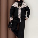 Mofy Fularlı Scuba İkili Takım - Siyah