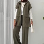 Oysh Muadil Yelekli İkili takım - Haki