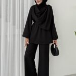 Premium Şal Yaka İkili Takım - Siyah