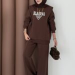 Blravna Şardonlu Çımalı İkli Takım - Kahverengi