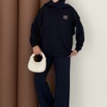 Logolu Premium Oysh İkili Takım - Lacivert