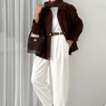 Zra Muadil Süet Bomber Ceket - Acı Kahve