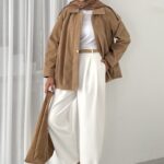 Zra Muadil Süet Bomber Ceket - Camel