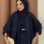 Glitter Bomber İkili Takım - Lacivert