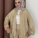 Glitter Bomber İkili Takım - Gold