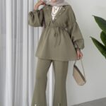 Bloom Scuba Puf İkili Takım - Yeşil