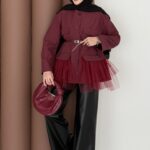 Pinterest Tütü Trenç - Bordo