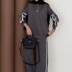 Fiyonklu Scuba İkili Takım - Antrasit