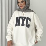 Nyc Şardonlu Sweat - Antrasit