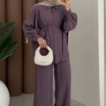 Sunny Tensel İkili Takım - Mürdüm