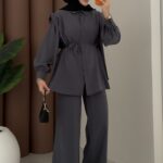 Sunny Tensel İkili Takım - Antrasit