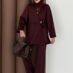 Merly Yandan Bağlamalı Scuba İkili Takım - Bordo