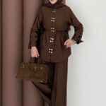 Most Cupra Çıtçıtlı İkili Takım - Kahverengi