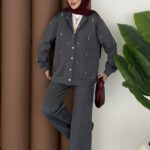 Swaroski Scuba Bomber İkili Takım - Antrasit