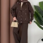 Swaroski Scuba Bomber İkili Takım - Kahverengi