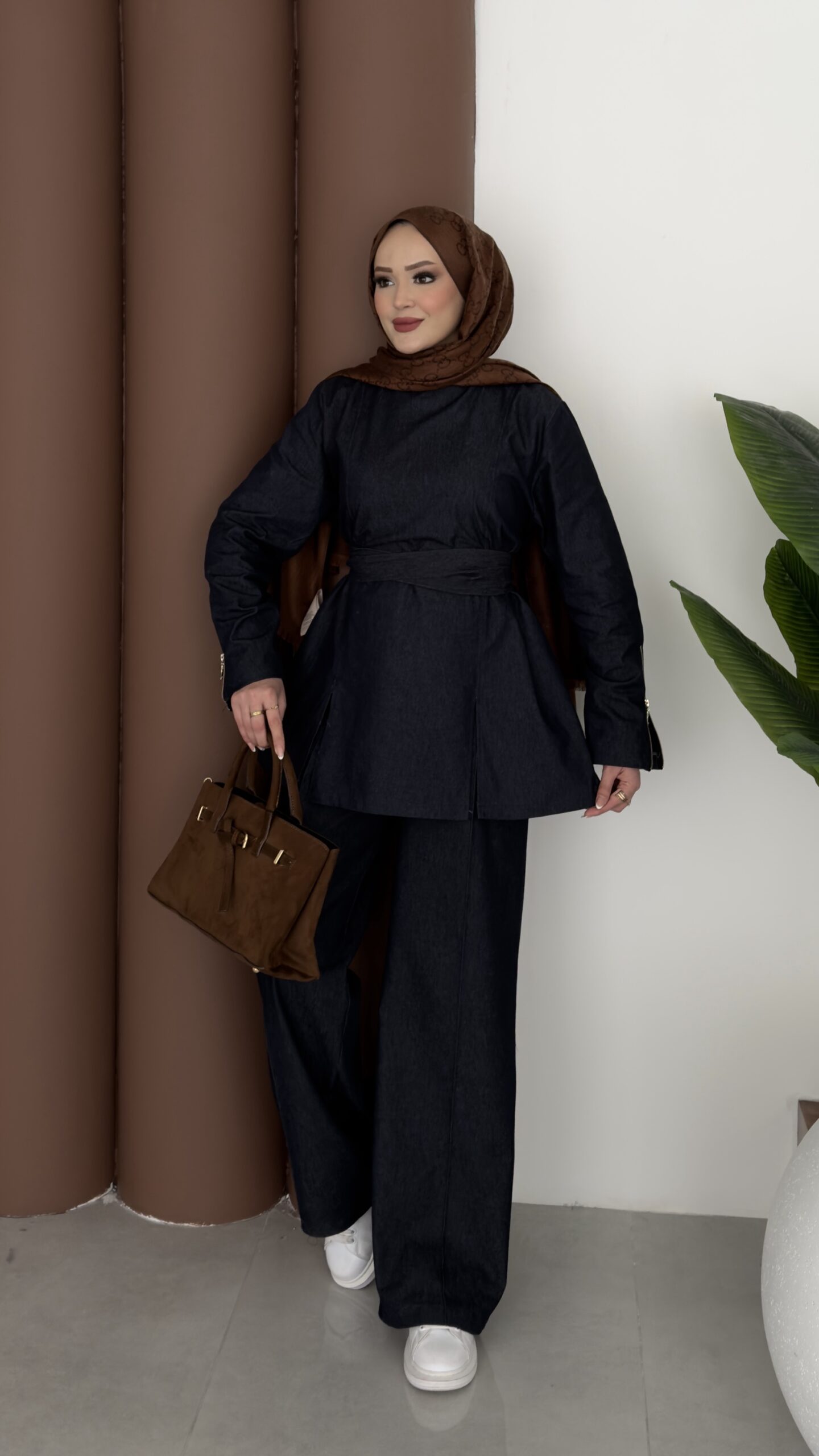 img_3439-scaled-1.jpeg Alix Fermuar Detaylı Kot İkili Talım - Lacivert - Görsel 1