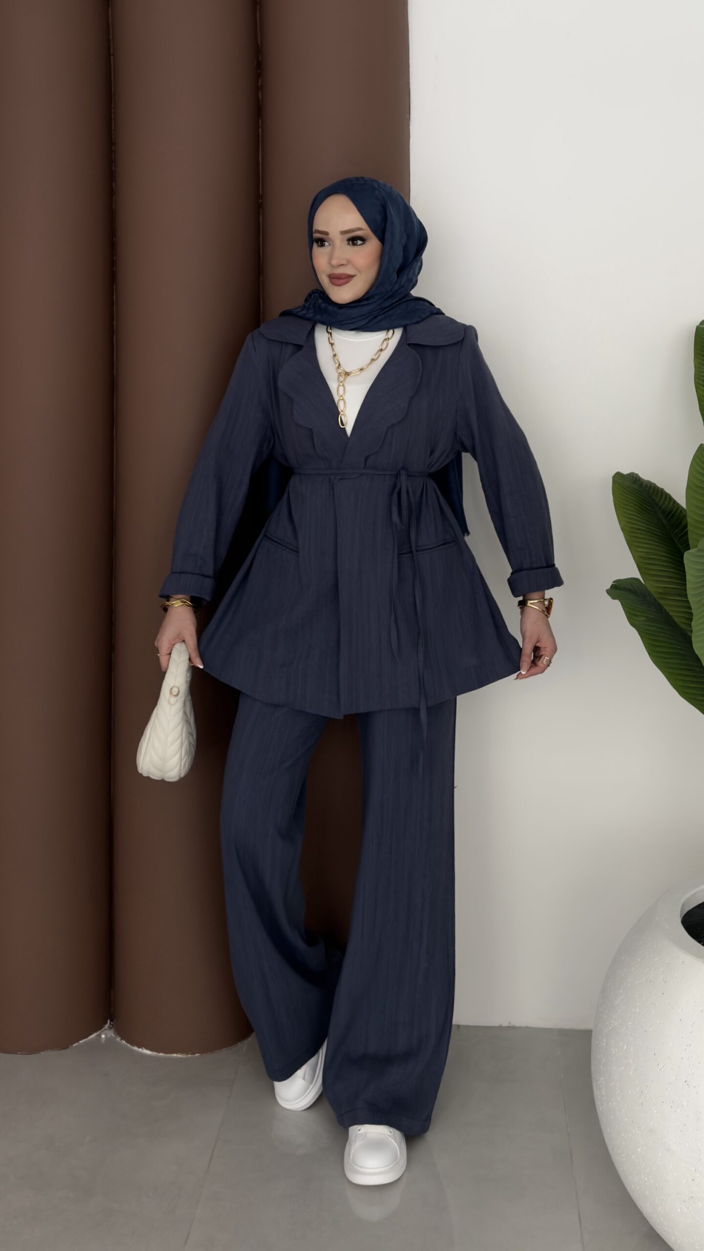 img_3794-scaled-1.jpeg Chino Premium Keten İkili Takım - Lacivert - Görsel 1