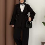 Adriana Ceket İkili Takım - Siyah