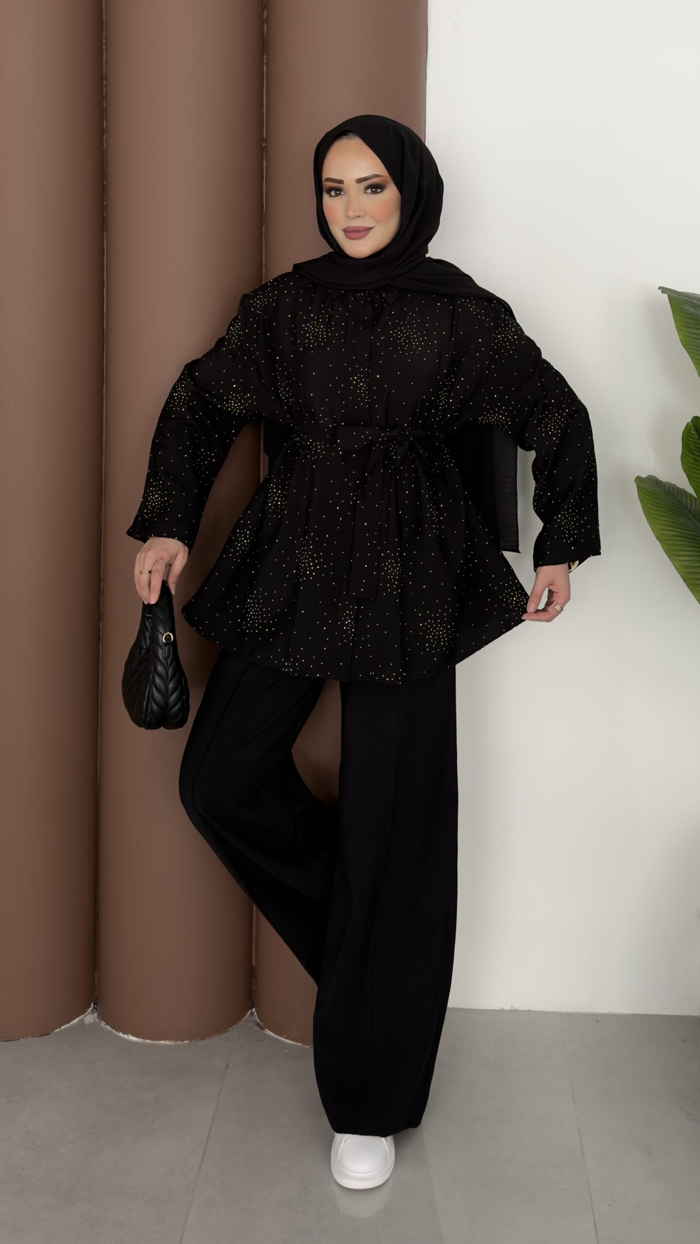 img_0601-scaled-1.jpeg Diamond Tensel Kuşaklı İkili Takım - Siyah - Görsel 1