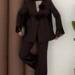 Ross Güllü Dabıl İkili Takım - Kahverengi