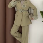 Ross Güllü Dabıl İkili Takım - Yağyeşil