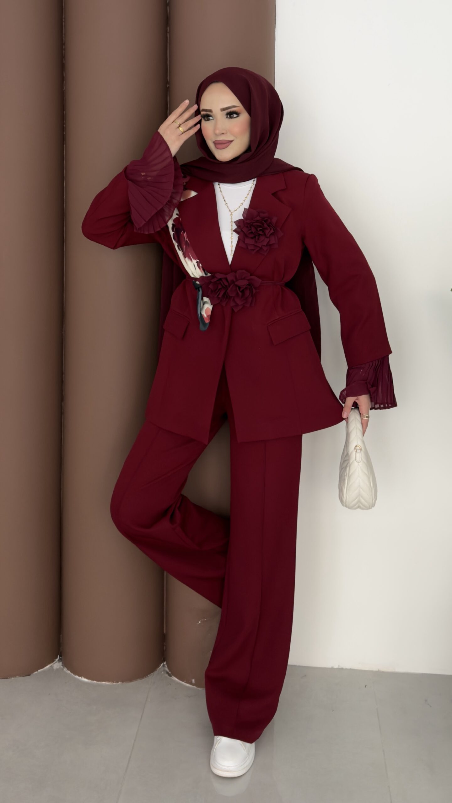 img_1931-scaled-1.jpeg Ross Güllü Dabıl İkili Takım - Bordo - Görsel 1