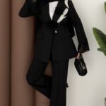 Ross Güllü Dabıl İkili Takım - Siyah