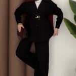 Vesna Basic Kemerli İkili Takım - Siyah