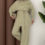 Marjin Oysh Tokalı İkili Takım - Yağyeşil