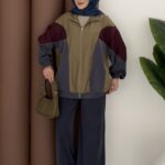 Tensel Garnili Oysh İkili Takım - Lacivert