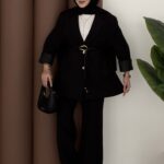 Dadfit Premium Blazer İkili Takım - Siyah