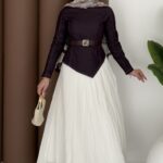 Crush Etekli Kot İkili Takım - Mürdüm