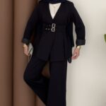 Prime Geniş Kemerli Dabıl İkili Takım - Lacivert