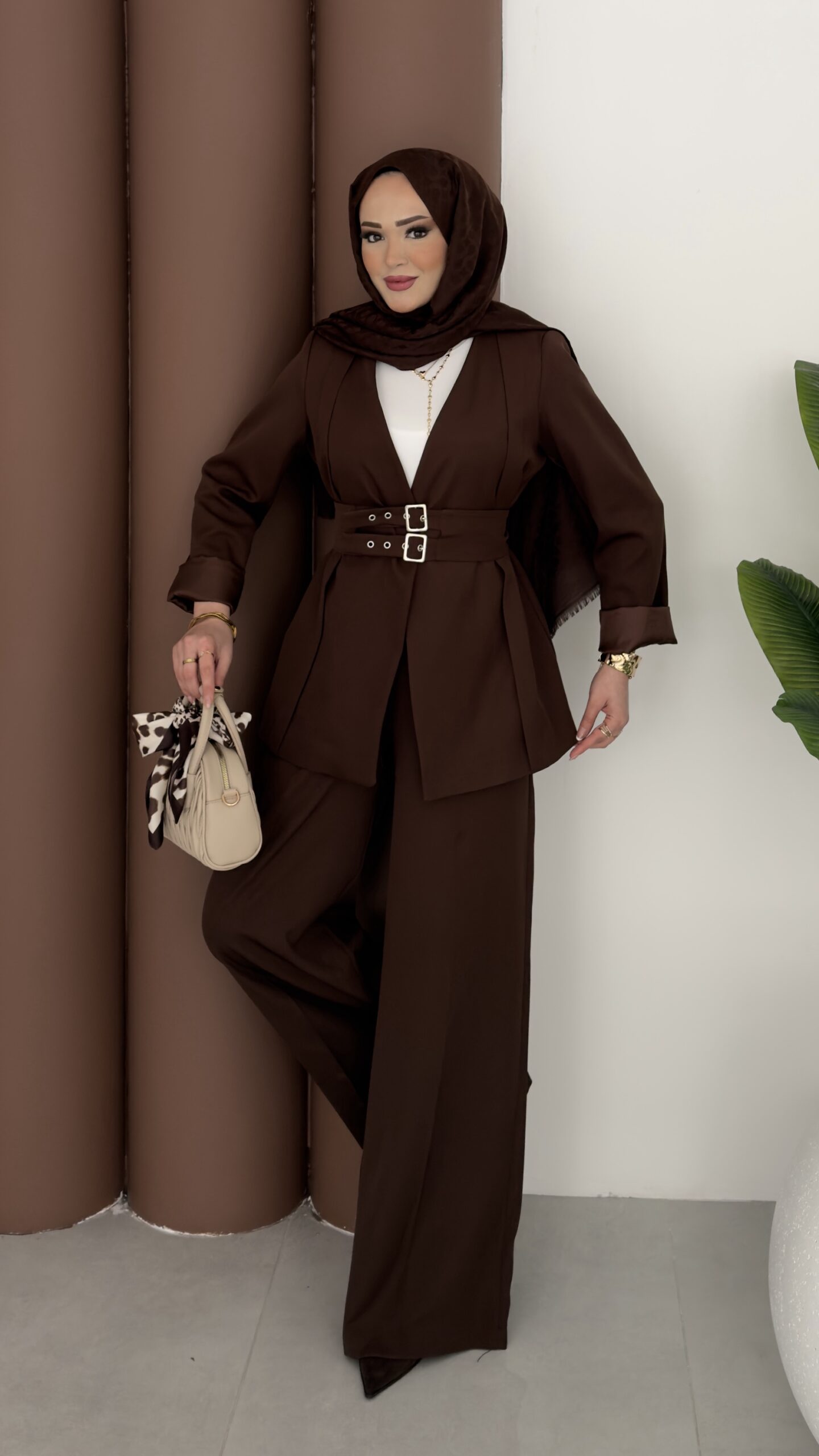 img_6628-scaled-1.jpeg Prime Geniş Kemerli Dabıl İkili Takım - Kahverengi - Görsel 1