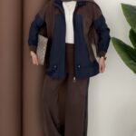 FoQus Oysh Garnili İkili Takım - Kahverengi