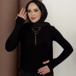 Oysh Marka Muadili Parmak Geçirmeli Badi - Siyah