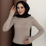 Oysh Marka Muadili Parmak Geçirmeli Badi - Vizon