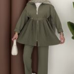 Bonita Dabıl Piliseli İkili Takım - Haki