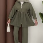 Bonita Dabıl Piliseli İkili Takım - Haki