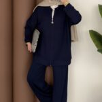 Oysh Muadil Fermuarlı İkili Takım - Lacivert