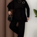 Marjin Oysh Tokalı İkili Takım - Siyah