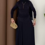 Drapeli Sandy Etekli İkili Takım - Lacivert