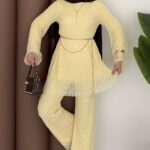 Fisto Dantelli İkili Takım - Sarı