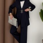 Prime Geniş Kemerli Dabıl İkili Takım - Lacivert