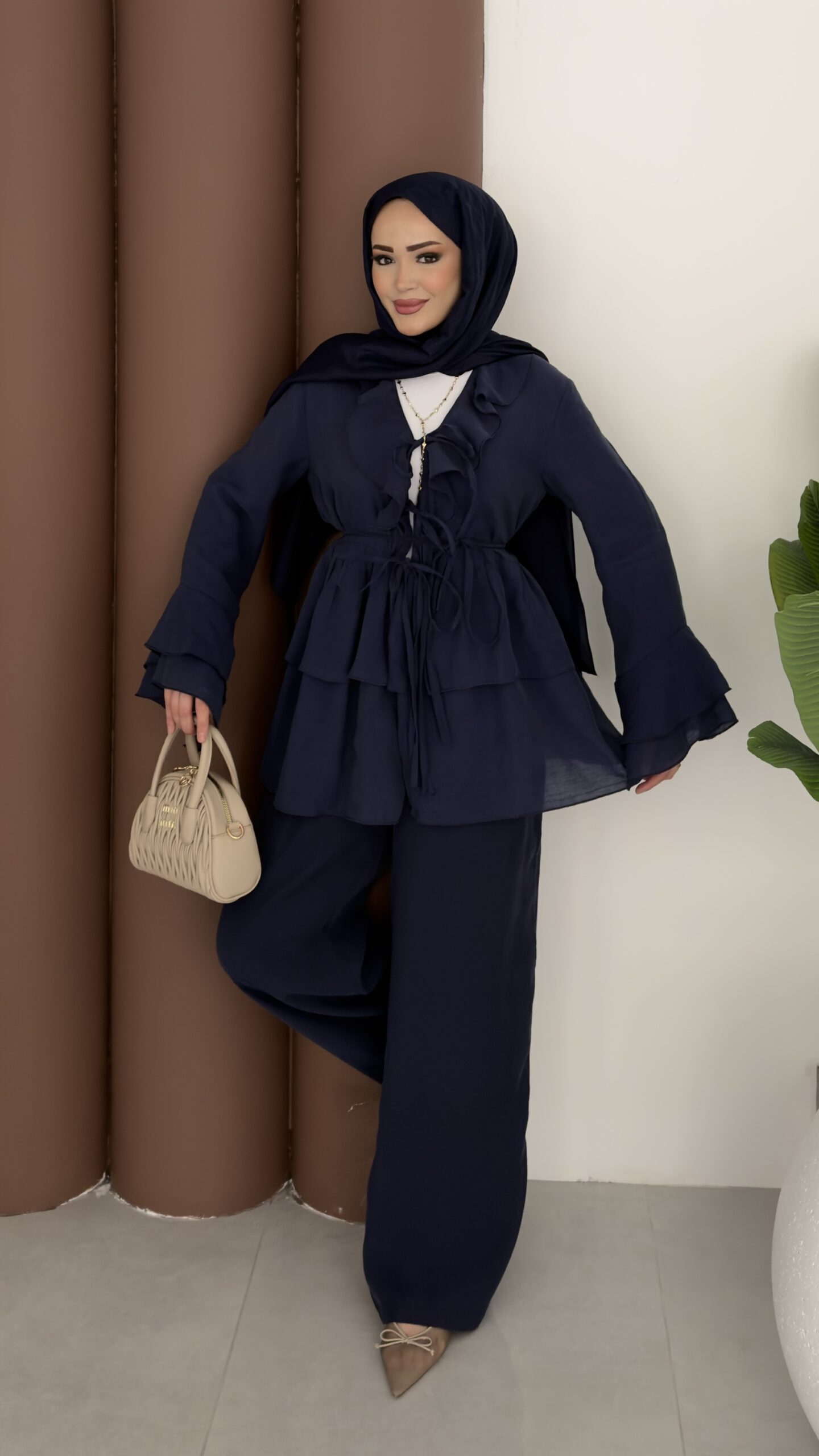 img_6434 Dubai Vual İkili Takım - Lacivert - Görsel 1