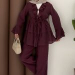 Dubai Vual İkili Takım - Mürdüm