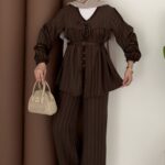 Harwest Premium Tensel İkili Takım - Kahverengi