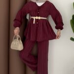 Harwest Premium Tensel İkili Takım - Bordo