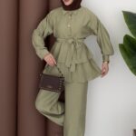 QOSTA Çilek İkili Takım - Yağyeşil