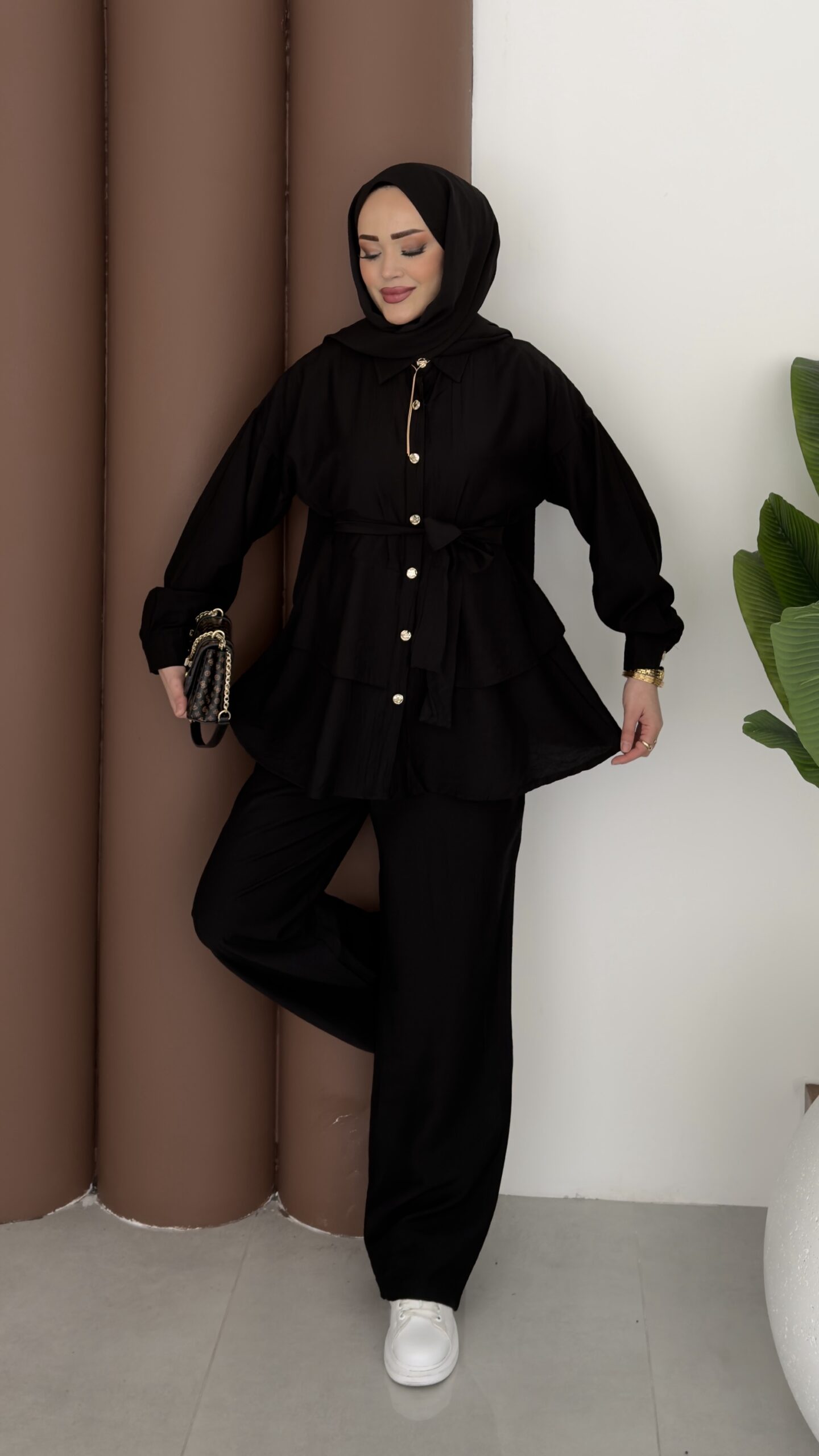 img_7653-2 QOSTA Çilek İkili Takım - Siyah - Görsel 1